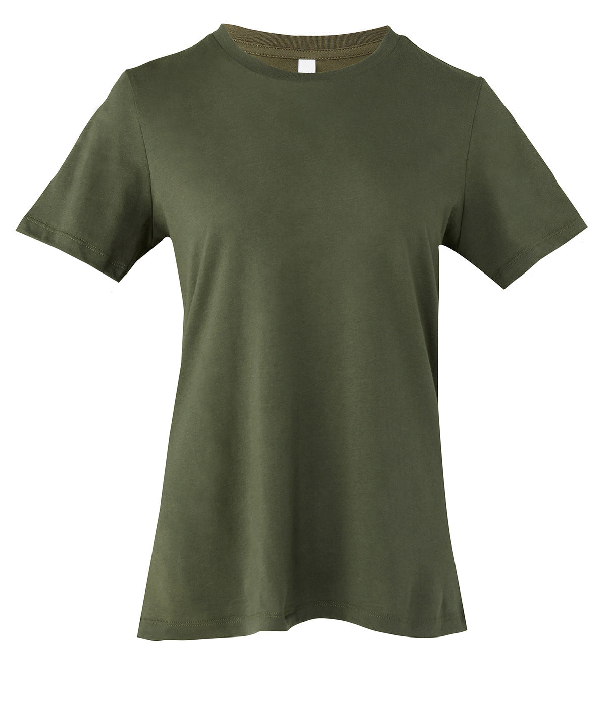 Womens relaxed Jersey short sleeve tee | military green