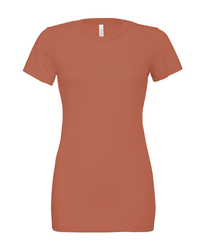 Womens relaxed Jersey short sleeve tee | terracotta