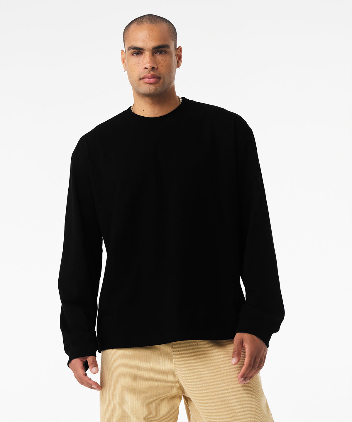 Unisex long sleeve heavy tee | black