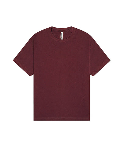 Unisex heavy boxy tee | maroon