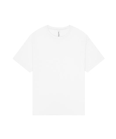 Unisex heavy boxy tee | white