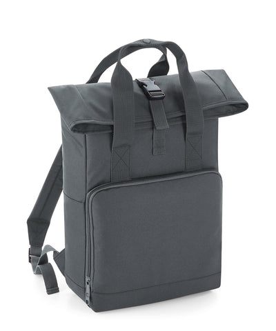 Twin handle roll-top backpack | graphite grey