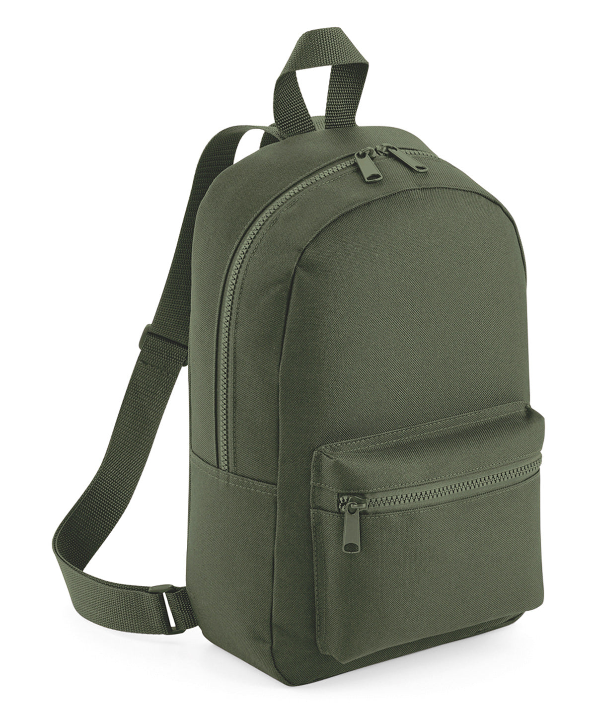 Mini essential fashion backpack | olive green