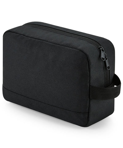 Recycled essentials wash bag | black