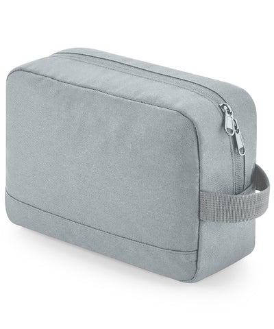 Recycled essentials wash bag | pure grey