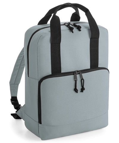 Recycled twin handle cooler backpack | pure grey