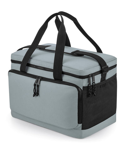 Recycled large cooler shoulder bag | pure grey