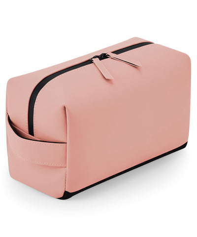 Matte PU toiletry/accessory case | nude pink