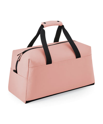 Matte PU weekender | nude pink