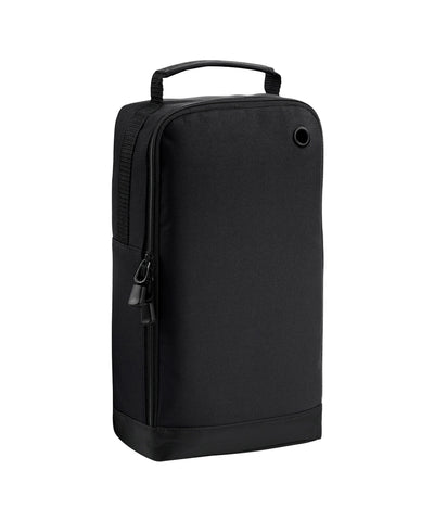 Athleisure sports shoe/accessory bag | black/black