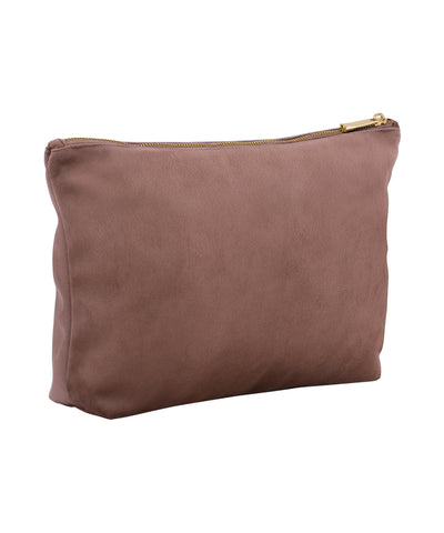 Velvet accessory bag | rose quartz