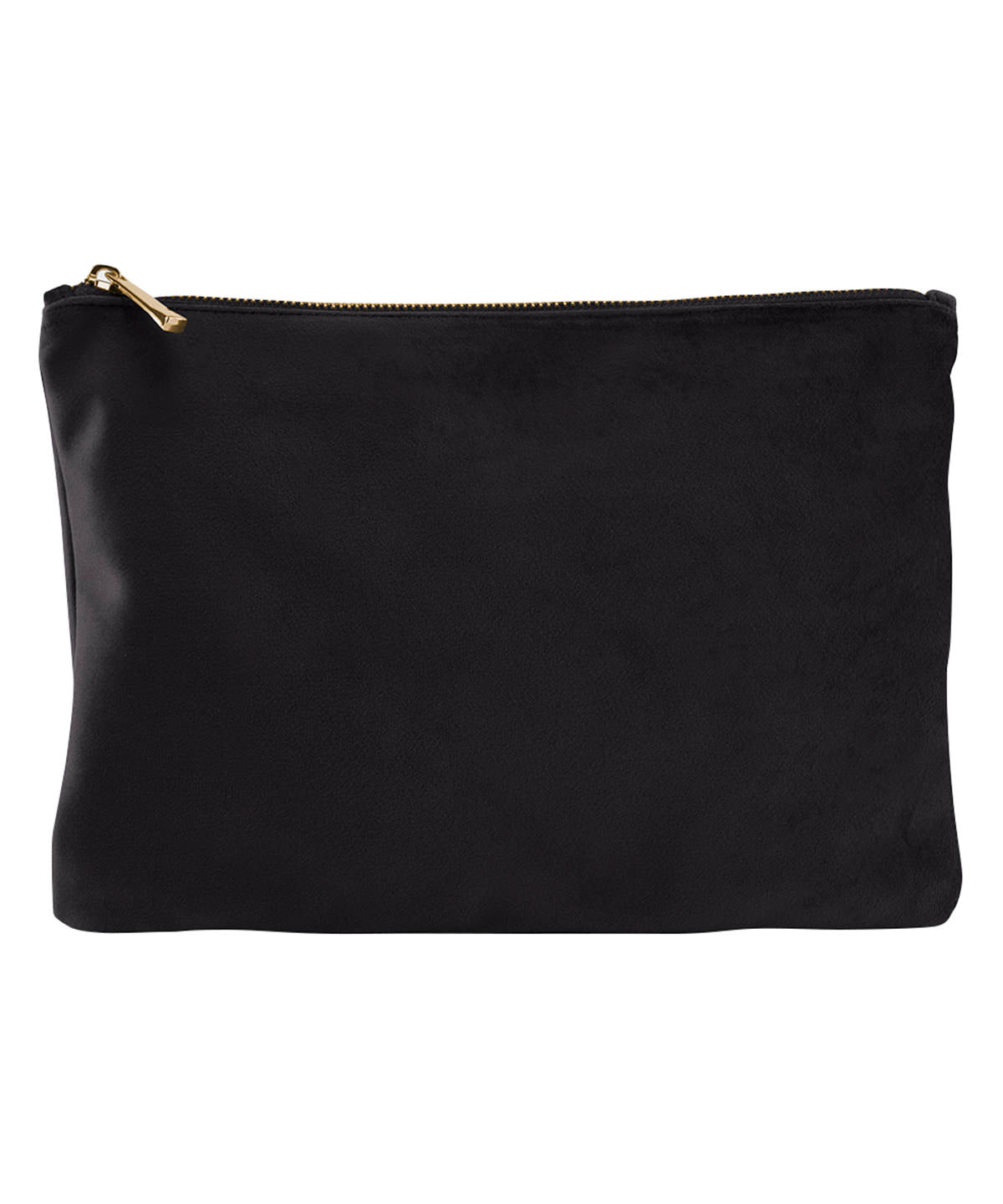 Velvet accessory pouch | black onyx