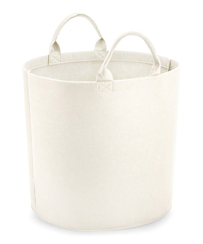 Felt trug | soft white