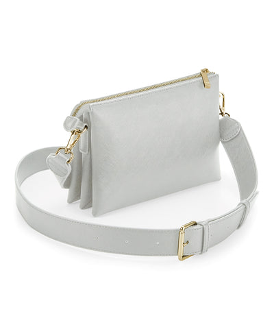 Boutique soft cross-body bag | soft grey