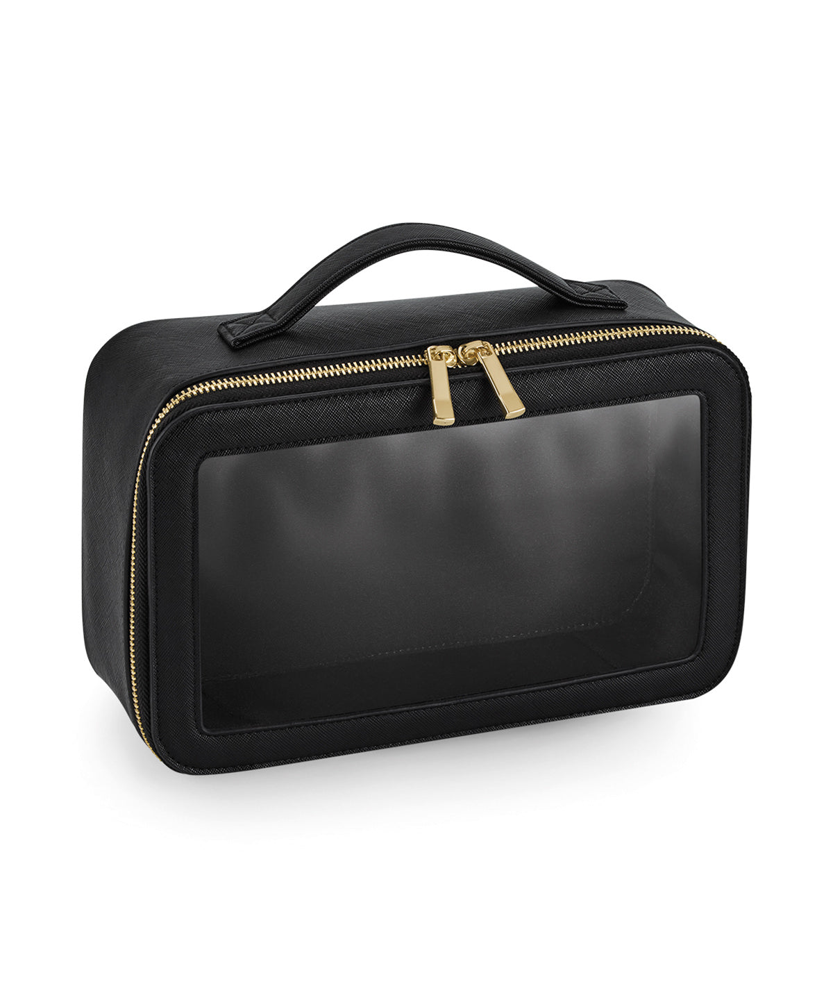 Boutique clear window travel case | black
