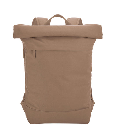Simplicity roll-top backpack | hazelnut