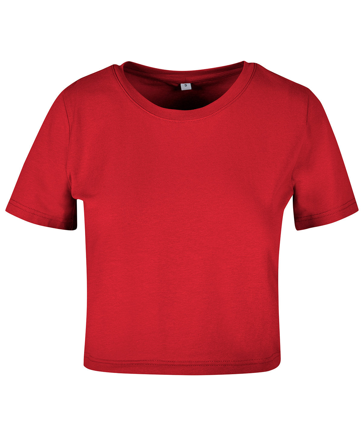 Womens cropped tee | city red