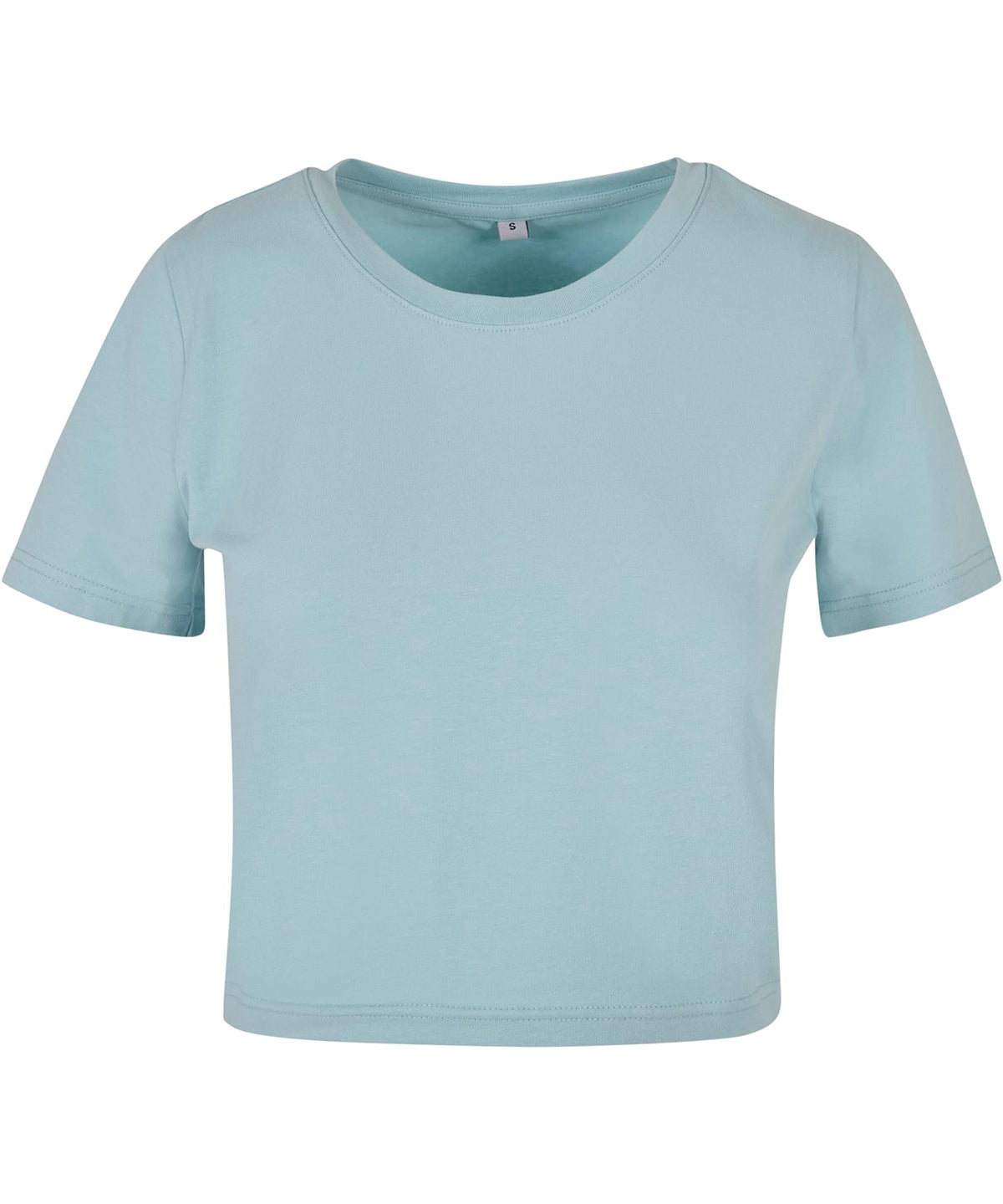 Womens cropped tee | ocean blue