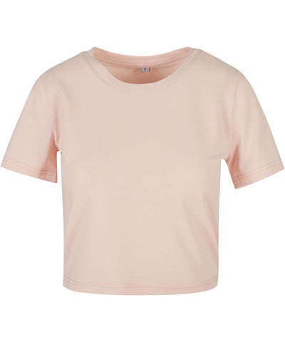 Womens cropped tee | pink