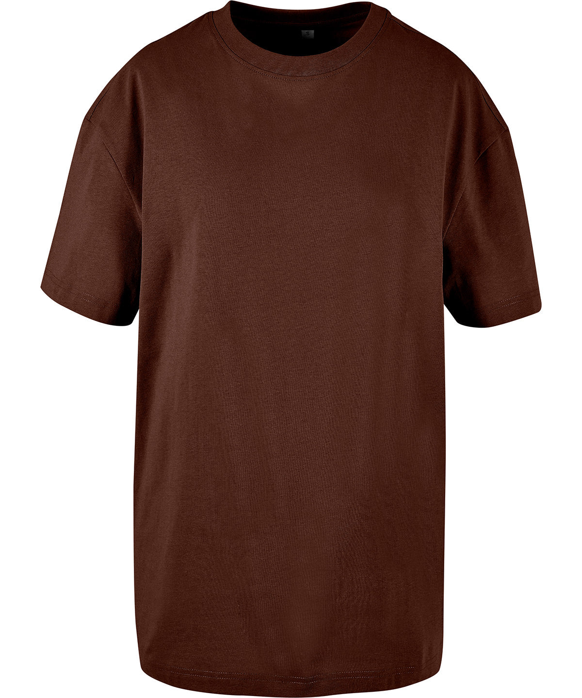 Womens oversized boyfriend tee | chocolate brown