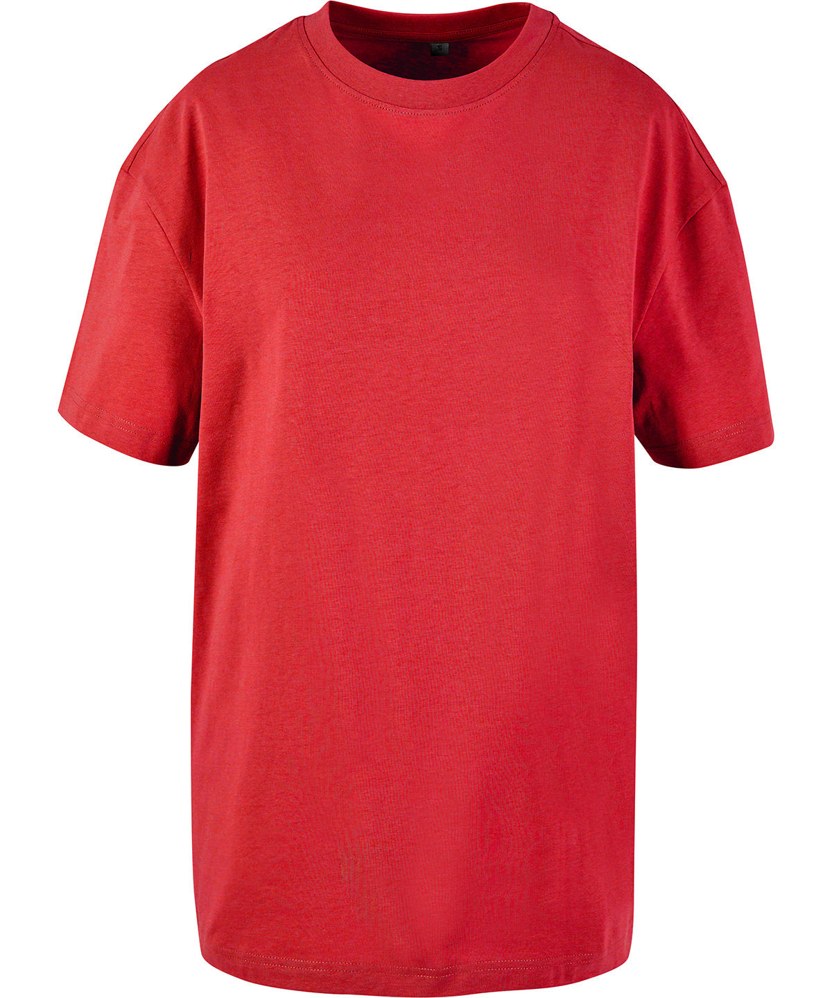 Womens oversized boyfriend tee | city red