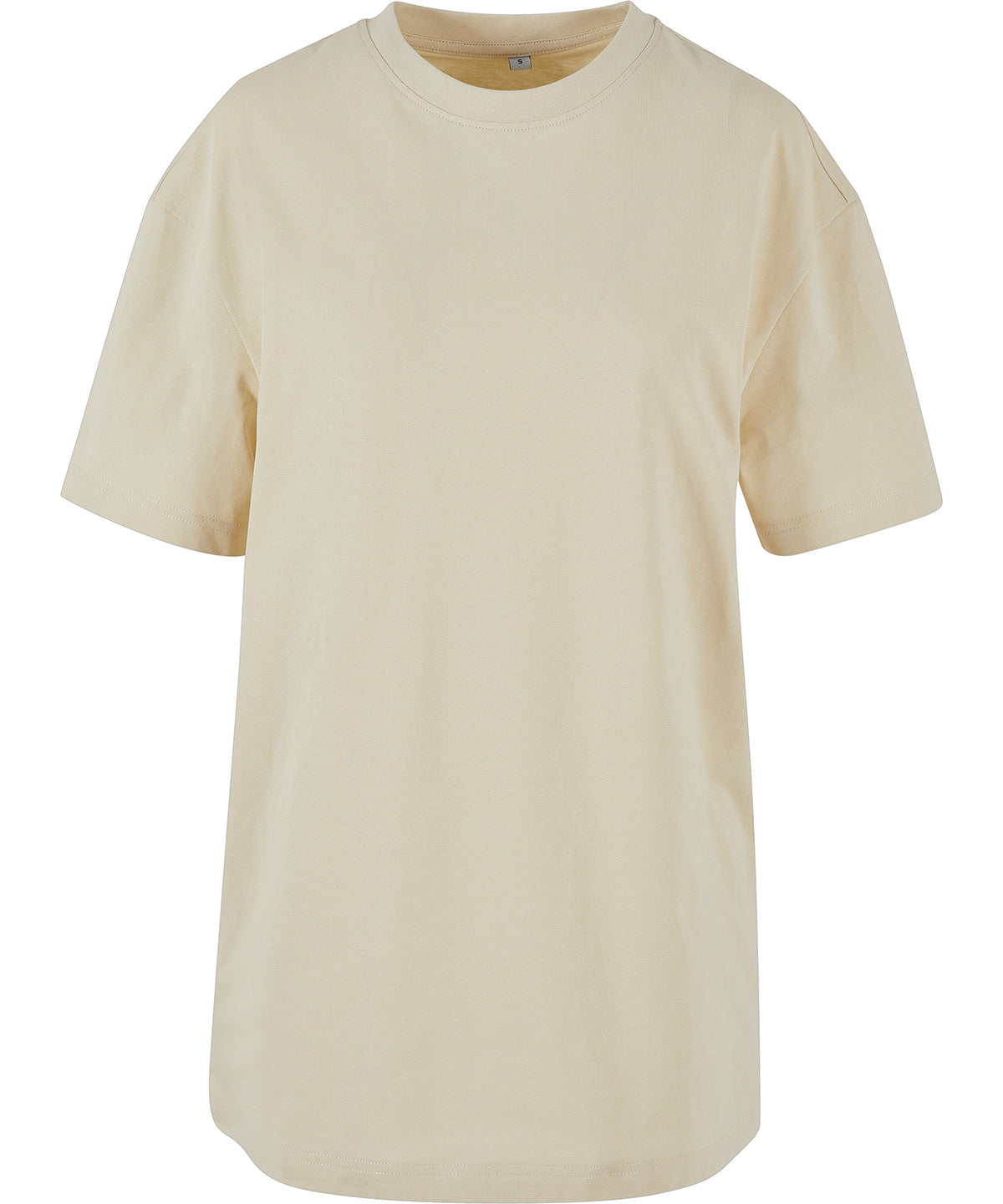 Womens oversized boyfriend tee | sand