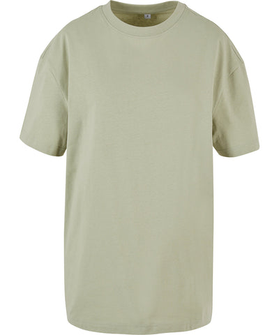 Womens oversized boyfriend tee | soft salvia