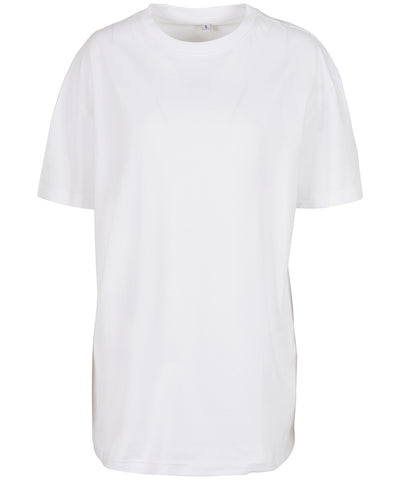 Womens oversized boyfriend tee | white