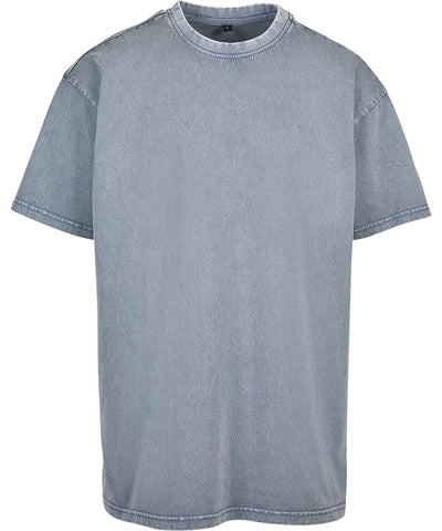Acid washed heavy oversized tee | vintage blue
