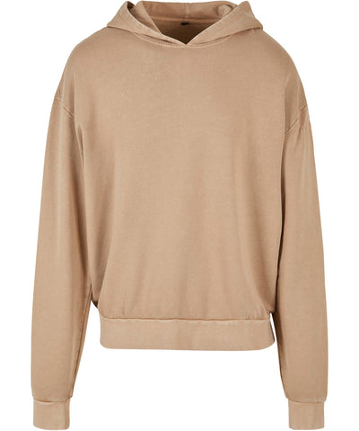 Acid washed oversize hoodie | union beige