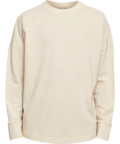 Oversize cut on sleeve long sleeve | sand