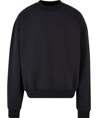 Ultra-heavy cotton crew neck | black