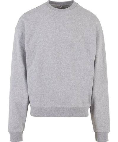 Ultra-heavy cotton crew neck | heather grey