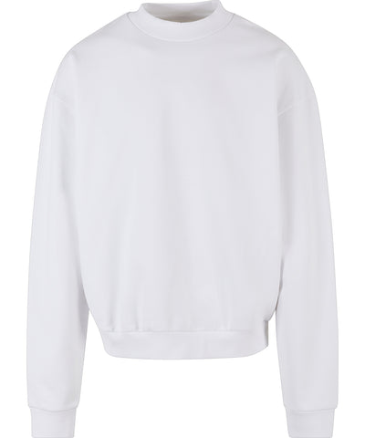 Ultra-heavy cotton crew neck | white