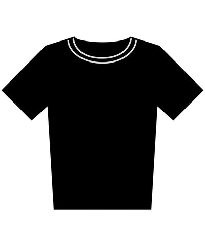 Womens vintage everyday tee | black