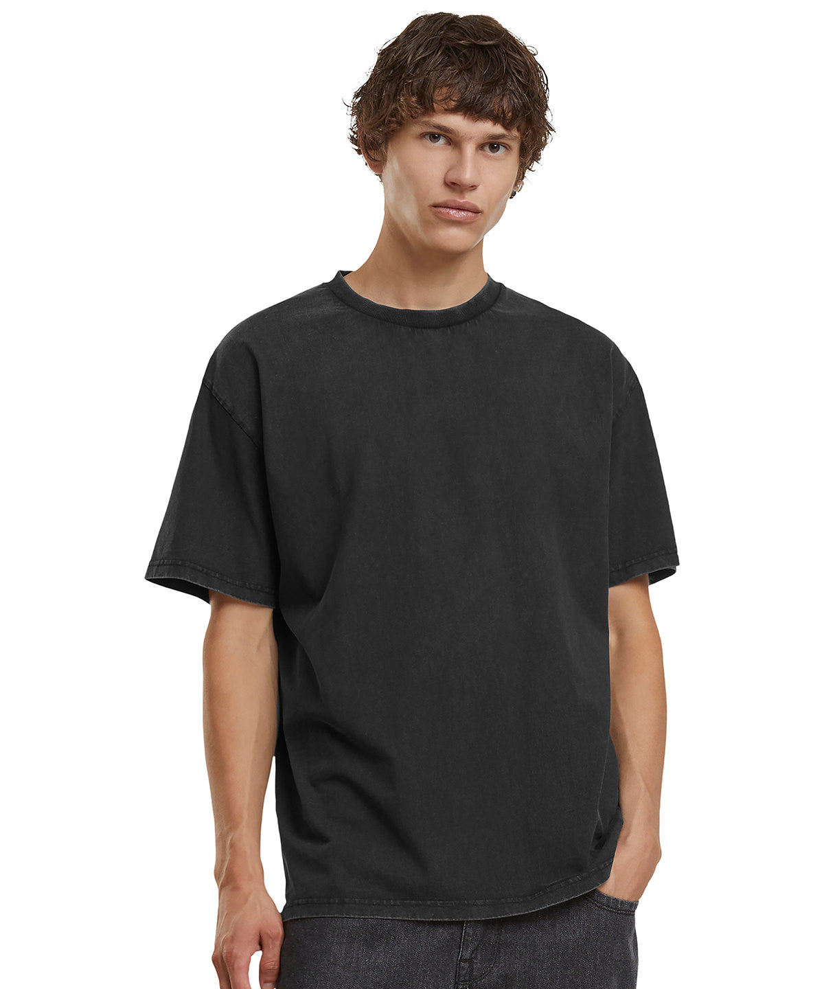 Vintage heavy loose tee | black