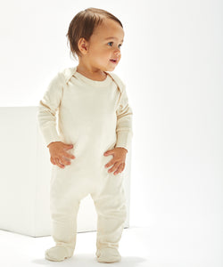 Baby organic envelope sleepsuit with mitts | organic natural