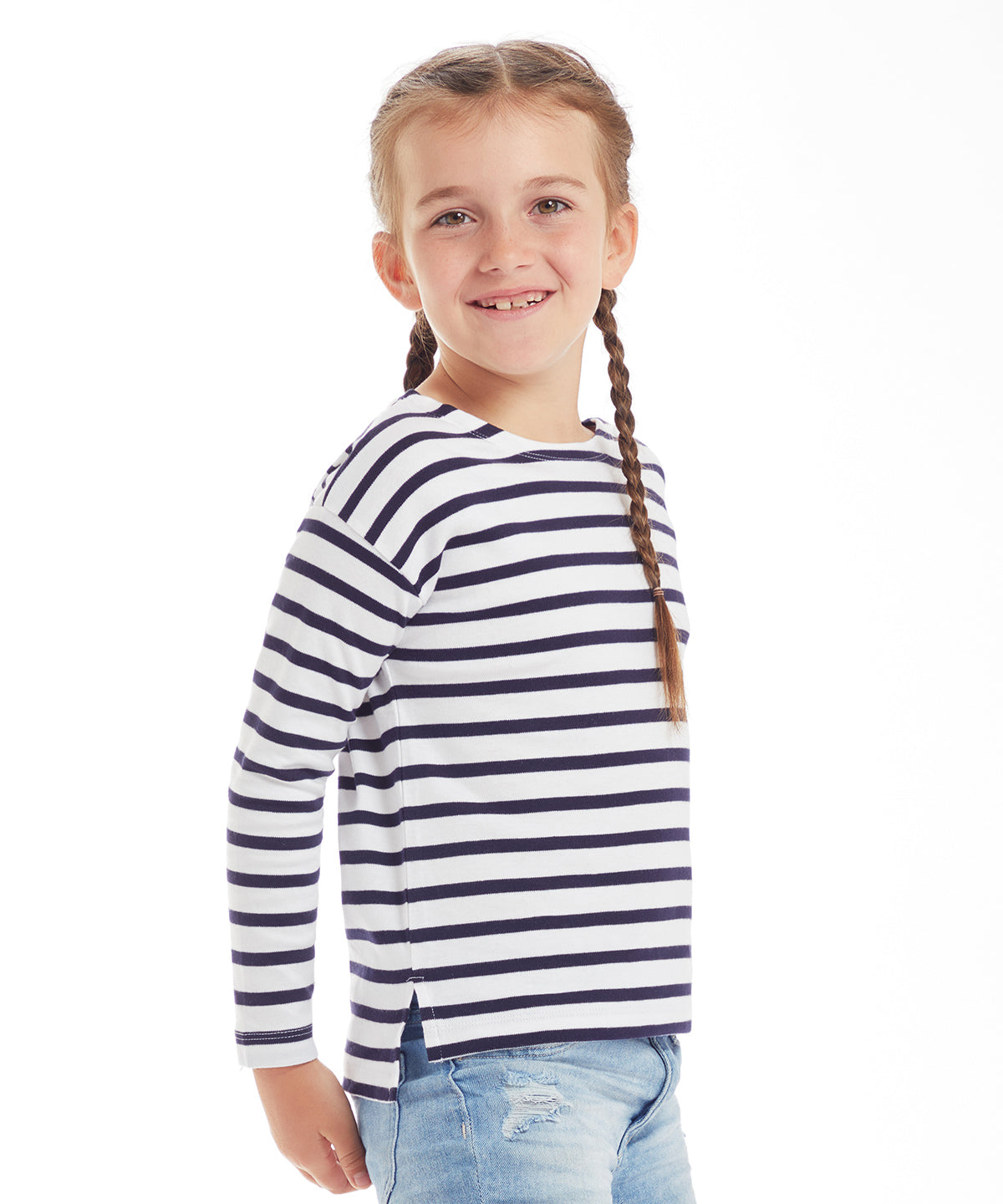 Kids breton T | white/navy