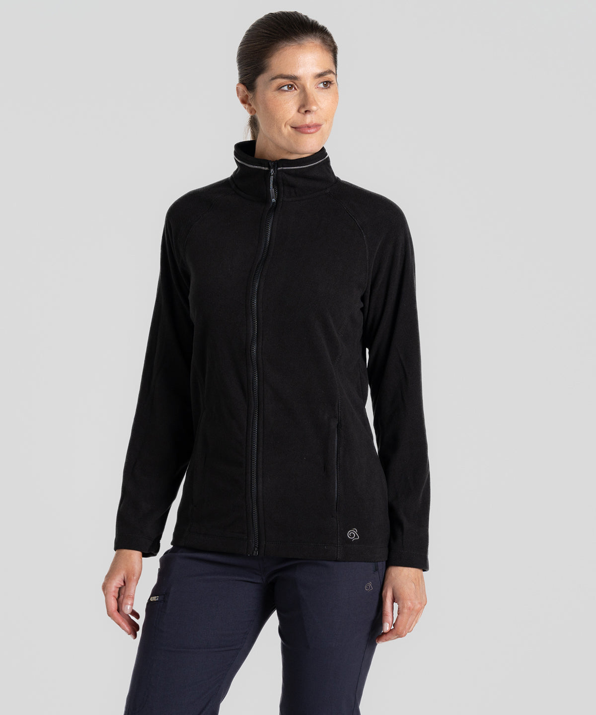 Expert womens Miska 200 fleece jacket | black