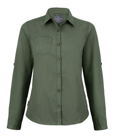 Expert womens Kiwi long-sleeved shirt | Cedar