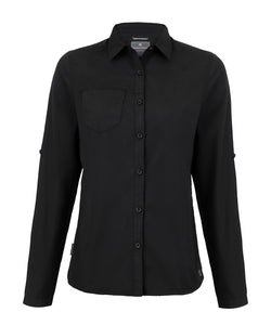 Expert womens Kiwi long-sleeved shirt | black