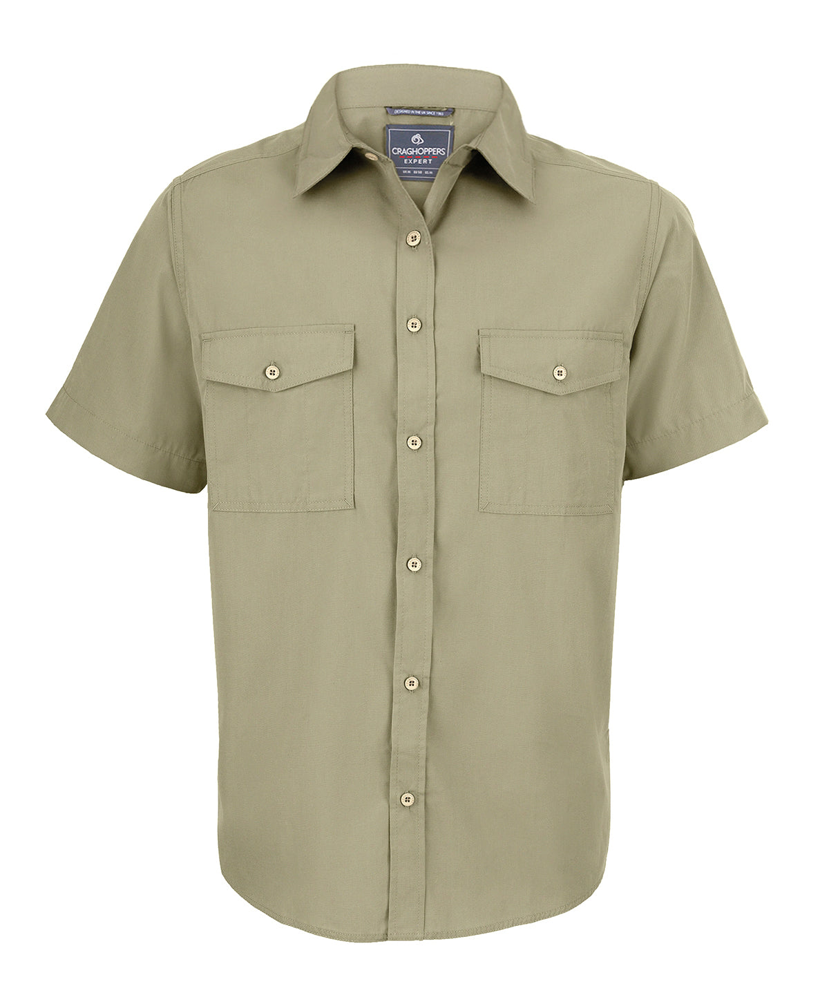 Expert Kiwi short-sleeved shirt | pebble