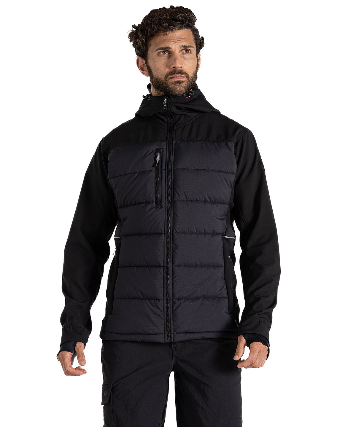 Castleford hybrid workwear jacket | black
