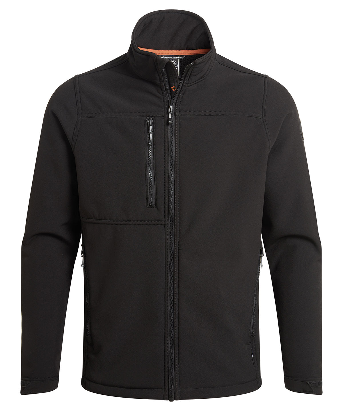 Whitby softshell workwear jacket | black