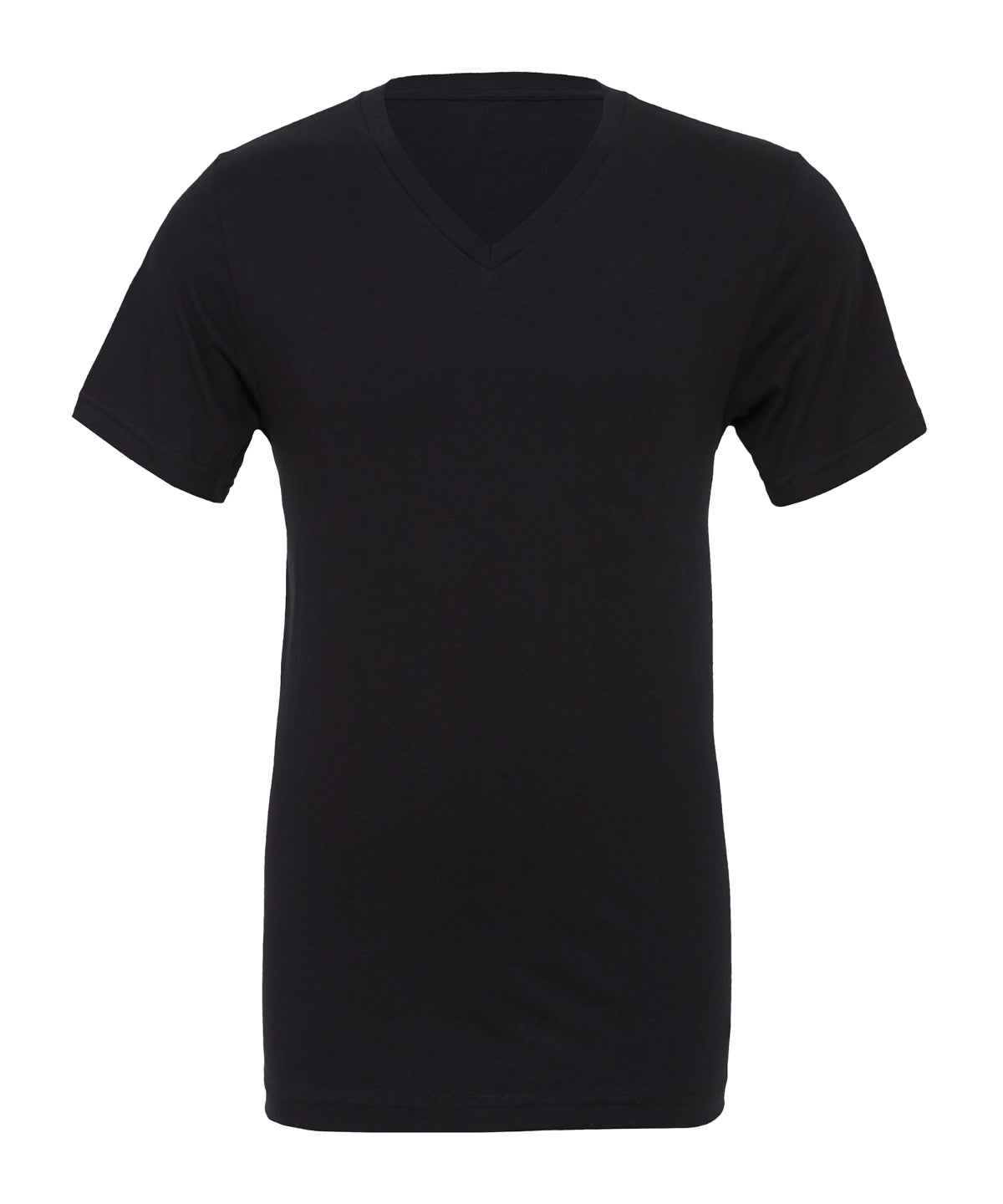 Unisex Jersey v-neck t-shirt | black