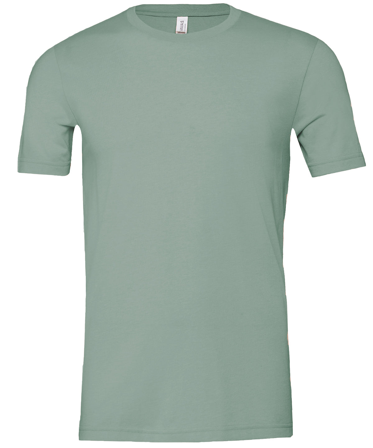 Unisex heather CVC short sleeve t-shirt | heather dusty blue
