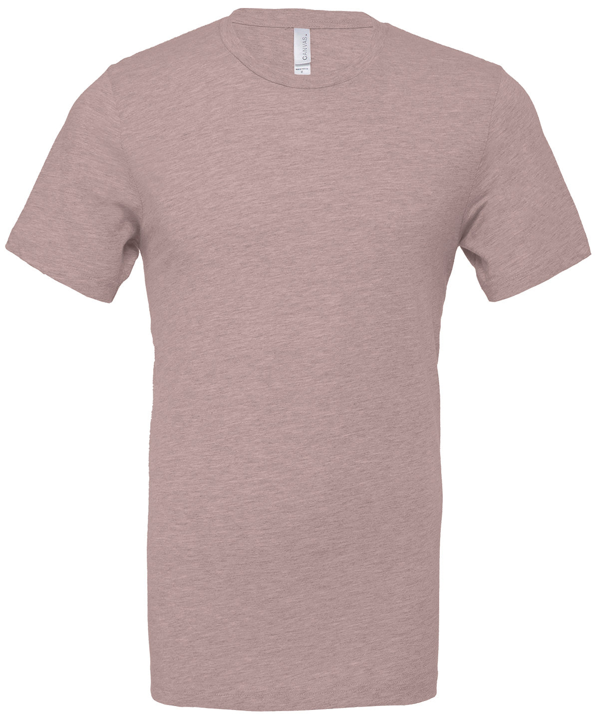 Unisex heather CVC short sleeve t-shirt | heather pink gravel