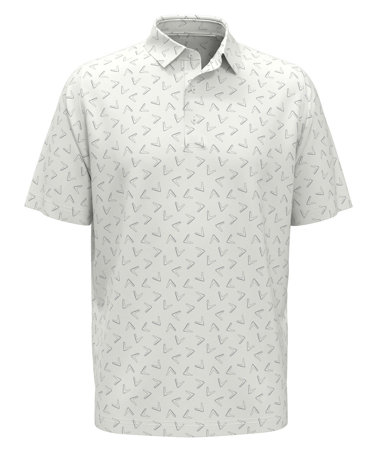 All-over large chev printed polo | caviar