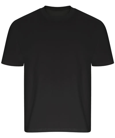Arrow recycled heavy oversized tee | black