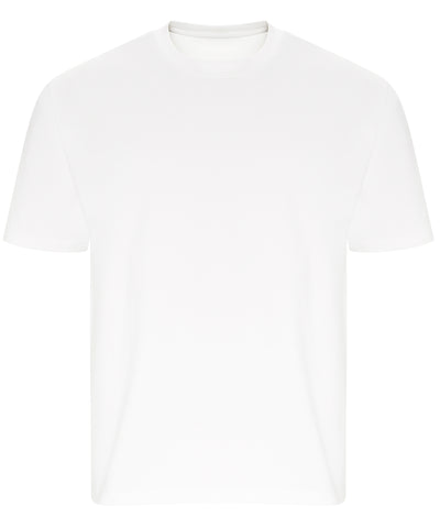 Arrow recycled heavy oversized tee | white